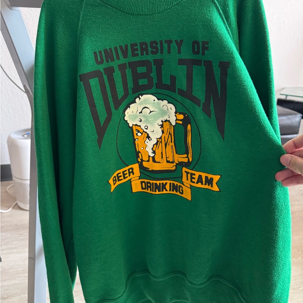 University of Dublin Green Sweater